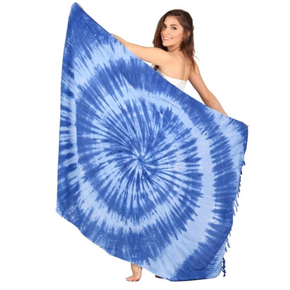 Beach Cover Swimming Pool Resort Vacation Sarong Halter Wrap Towel Dress NWT ๐๏ธ - Picture 16 of 16